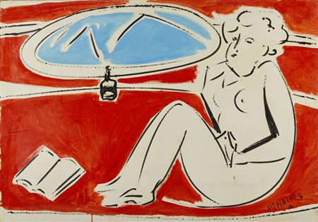 MONACHESI SANTE (1910 - 1991) - Senza titolo.