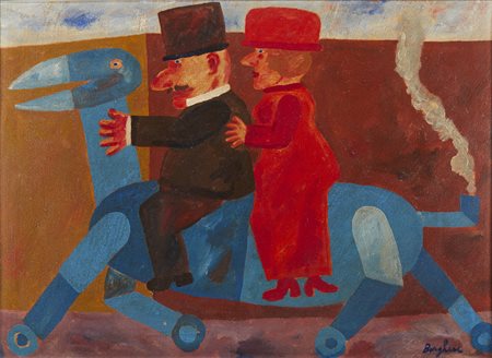 BORGHESE FRANZ (1941 - 2005) - Senza titolo.