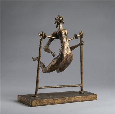 MINGUZZI LUCIANO (1911 - 2004) - Donna sull'altalena.