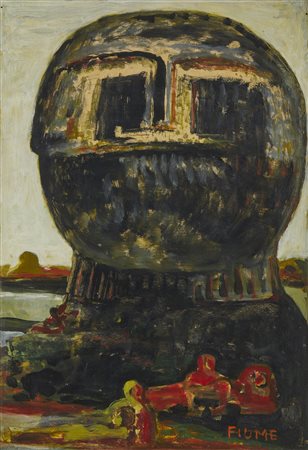 FIUME SALVATORE (1915 - 1997) - Isola di pietra.