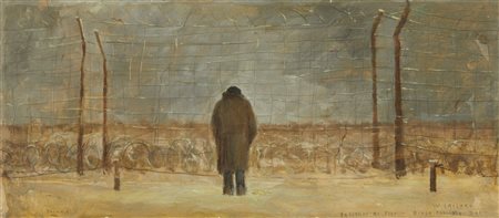 LAZZARO WALTER (1914 - 1989) - Parlando ai fili - Biała Podlaska.