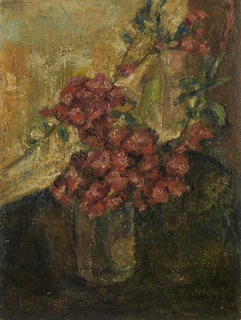BOSWELL JESSIE (1881 - 1956) - Interno con fiori.