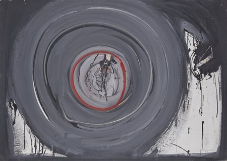 SCANAVINO EMILIO (1922 - 1986) - Il centro. .