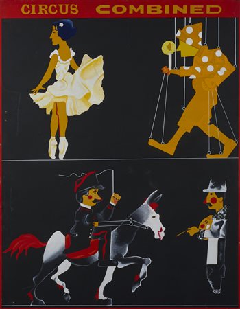 SPOLDI ALDO (n. 1949) - Studi per il balletto circo.