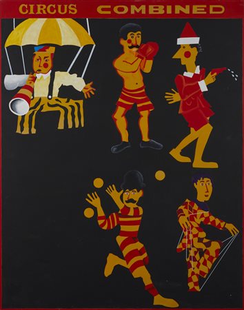 SPOLDI ALDO (n. 1949) - Circo. Studio per gli abiti.