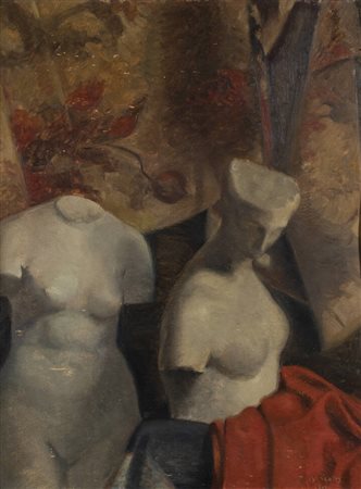 LUISA PRATIS<BR>Saluzzo 1913 -1959<BR>"Angolo dello studio" 1944