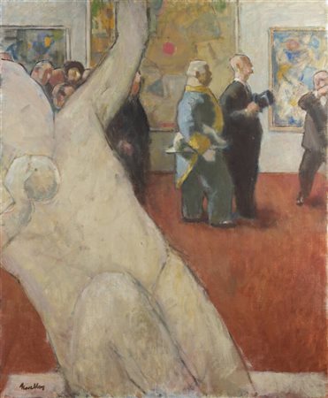 GIUSEPPE NOVELLO<BR>Codogno 1897- 1988<BR>"Inaugurazione" 1983