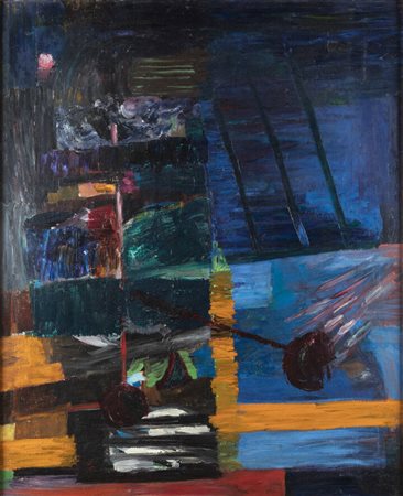 BRUNO CASSINARI<BR>Piacenza (PC) 1912 - 1992 Milano<BR>"Dalla finestra" 1959