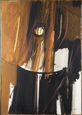 PIERO RUGGERI<BR>Torino 1930 - 2009<BR>"Figura" 1975