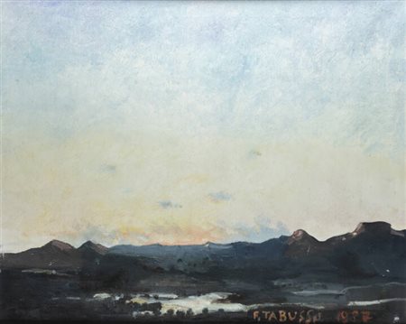 FRANCESCO TABUSSO<BR>Sesto San Giovanni (MI) 1930 - 2012 Torino<BR>"MUIS-Antica sagnera di Novaretto" 1987