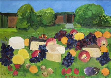 FRANCESCO TABUSSO<BR>Sesto San Giovanni (MI) 1930 - 2012 Torino<BR>"Natura morta"