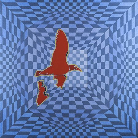 FRANCESCO CASORATI<BR>Torino 1934 - 2013<BR>"Volo impossibile" 1981