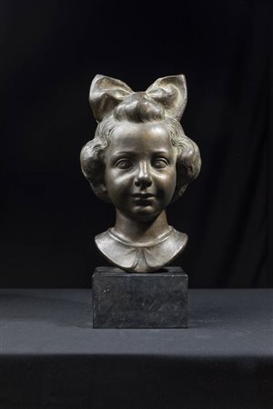 GIOVANNI RIVA<BR>Torino 1890 - 1973<BR>"Silvia a 5 anni" 1946