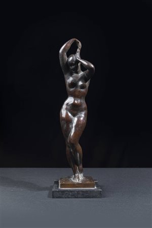 GIOVANNI RIVA<BR>Torino 1890 - 1973<BR>"Inizio di danza" 1934