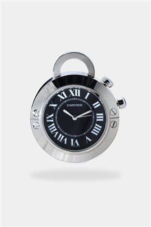 CARTIER<BR>Mod. "Sveglietta da viaggio", anni 2000