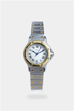 CARTIER<BR>Mod. "Santos Lady", ref. 0907, anni '90