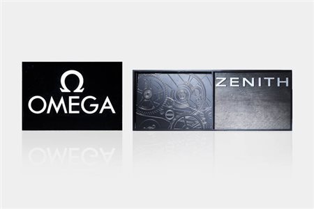 LOTTO DI DUE INSEGNE PUBBLICITARIE