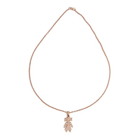  
Collana in oro e brillanti (?) 
 