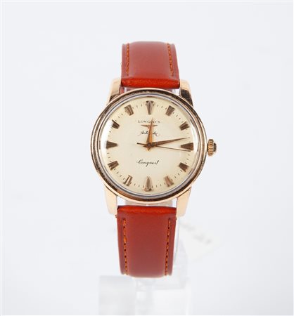  
Longines - orologio da polso in acciaio e laminato in oro 
 