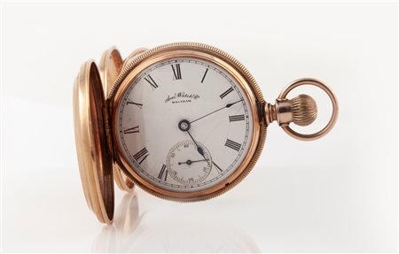  
Orologio a savonette remontoir Waltham, fine XIX secolo - inizi XX 
 mm 55