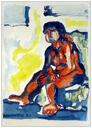 DOMENICO CANTATORE Ruvo di Puglia 1906 – Parigi (Francia) 1998 Ragazza seduta...