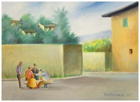 NINO TIRINNANZI Greve in Chianti 1923 – Firenze 2002 Senza titolo 1987 Olio...