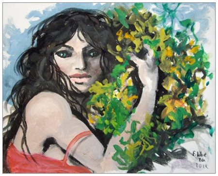 FAUSTO MARIA LIBERATORE Lucca 1922 – Lido di Camaiore 2004 Senza titolo Olio...