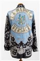 GIANNI VERSACE Camicia in seta "La Medusa" con motivo barocco arabescato sui...
