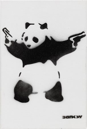 Banksy, Panda with Guns, 2015