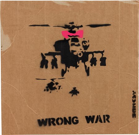 Banksy, Wrong war, 2015