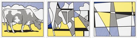 ROY LICHTENSTEIN, COW GOING ABSTRACT, 1982
