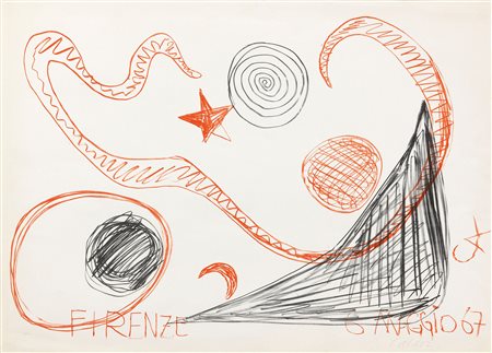 ALEXANDER CALDER, FIRENZE - 1967, 1967