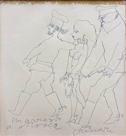 MINO MACCARI, UN ARRESTO A MOSCA