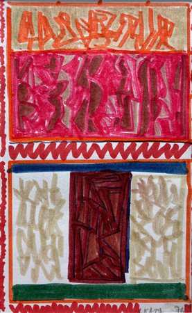 Riccardo Licata, Due opere «Senza titolo», 1974-77