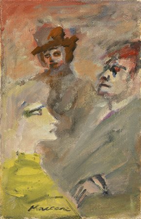 Mino Maccari, Al caffè, 1980