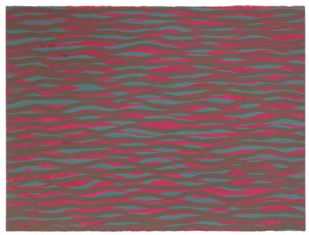 Sol LeWitt, Horizontal Brushstrokers (More or Less), 2003