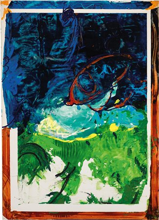 Mario Schifano, Aprile (Pesce), 1988