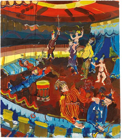 Gino De Dominicis, Il circo (i clown), 1965