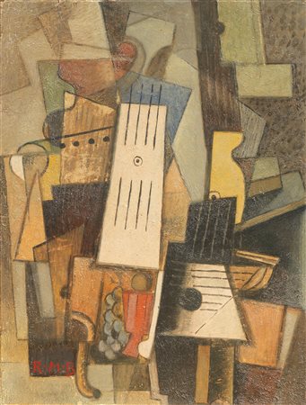 Roberto Marcello (Iras) Baldessari, Composizione cubo-futurista, 1917 ca.