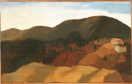 Virgilio Guidi, Paesaggio Monte Compatry, 1923