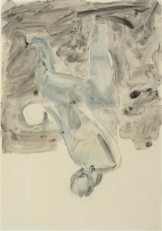 GEORG BASELITZ
Senza titolo (Ballspielerin), 1981