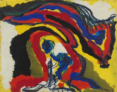 KAREL APPEL
Senza titolo, 1957