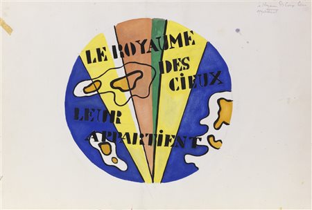 Fernand Léger, Etude Pour le vetrail de Courfaivre 1950 c.a