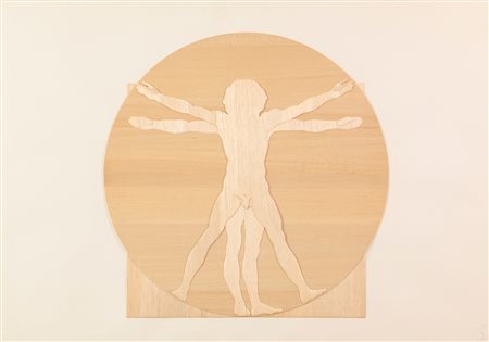 Mario Ceroli, Uomo Vitruviano 1970