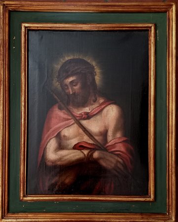 Ecce Homo - olio su tela cm.62,5x46,5 in cornice antica - XVIII secolo -...