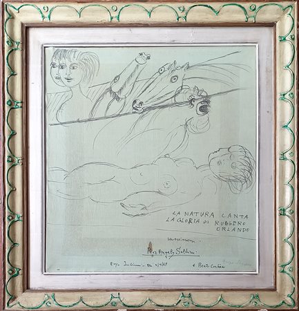 Cassinari Bruno (1912-1992) - La natura canta la gloria di Ruggero Orlando -...