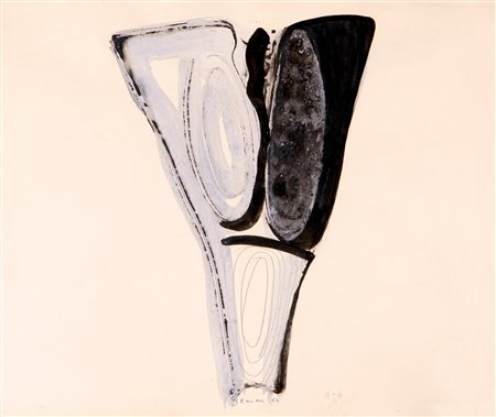 Carlo Ramous (Milano, 1926 - Milano, 2003) Senza Titolo 1964 Matita,...