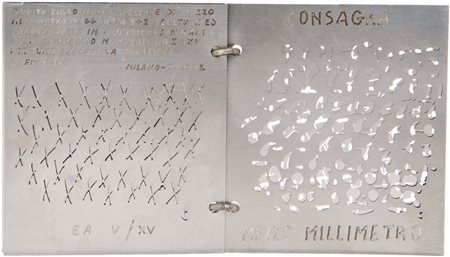 Pietro Consagra (Mazara del Vallo, 1920 - Milano, 2005) Mezzo millimetro 1972...