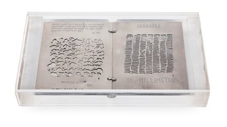 Pietro Consagra (Mazara del Vallo, 1920 - Milano, 2005) Un millimetro 1971...