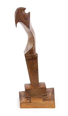 Anonimo del XX secolo ( - ) Senza titolo Scultura in legno cm 34x12x10 Firma...